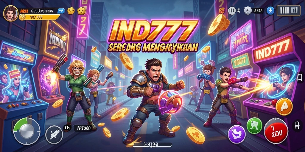 Tampilan gameplay IND777 yang seru dan penuh warna.