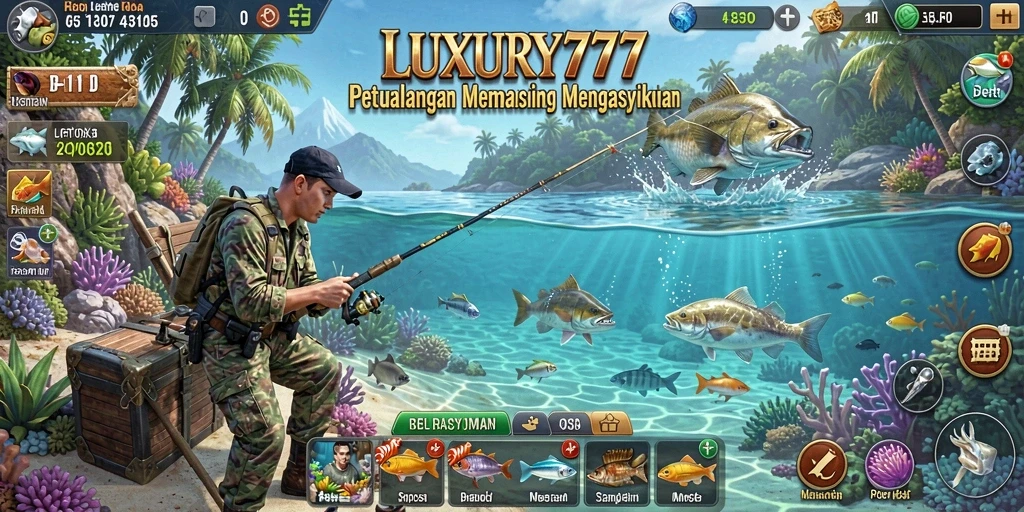 Gameplay mengasyikkan dengan pengalaman memancing yang realistis.