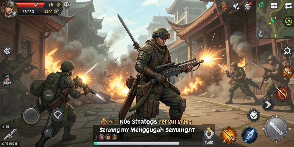 Tampilan gameplay N06 yang menarik dan menantang di dunia strategi.