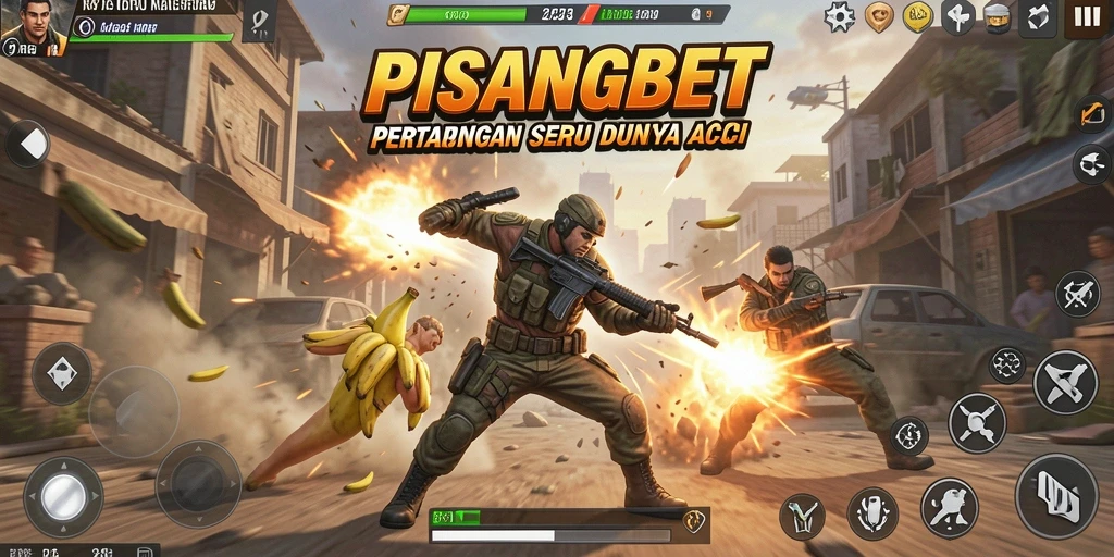 Screenshot PISANGBET menampilkan aksi seru dan pertarungan intens.