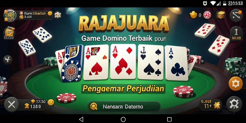Tampilan gameplay seru dalam RAJAJUARA dengan teman-teman.